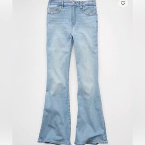 American Eagle Curvy Super High-Rise Flare Jeans Size 0